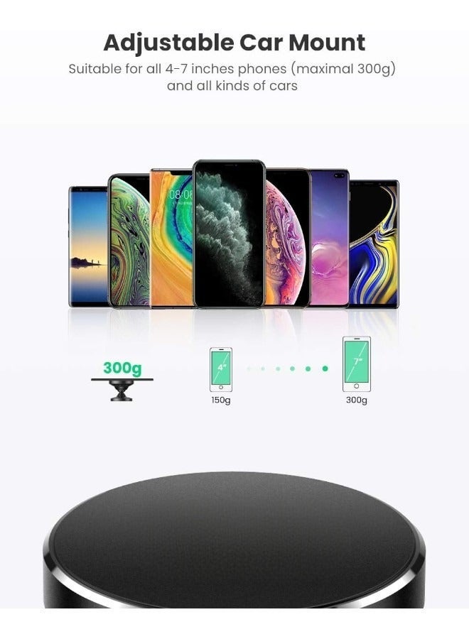 حامل هاتف مغناطيسي للسيارة قابل للدوران بزاوية 360 درجة متوافق مع iPhone 15 / 15 Pro / 15 Pro Max، 15 Plus، 23 Ultra، 23 plus، Galaxy S24 Ultra، S24، S24 +، Note 20 Ultra، Oneplus - Image 5